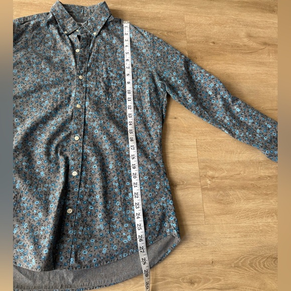 Bonobos Men’s Button Down Long Sleeve Shirt Floral SZ M Long Sleeve - Picture 8 of 10